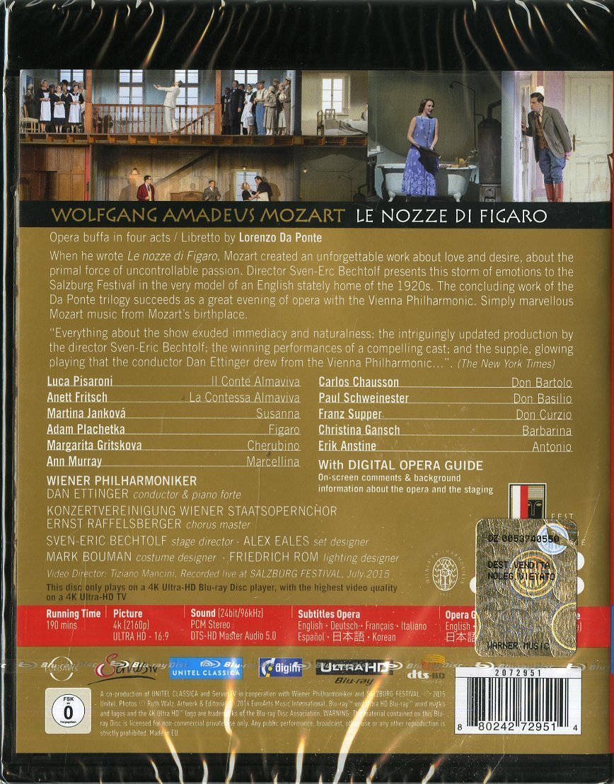 Le nozze di Figaro — HDVDARTS